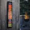 30.9" x 5.9" Cold Beer and Spicy BBQ Framed LED Sign Black/Red - American Art Decor - 2 of 4