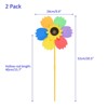 Unique Bargains Garden Outdoor Decor Wind Spinner Pinwheels 2 Pcs - 4 of 4