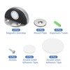 Unique Bargains Stainless Steel Magnetic Door Stops with Self Adhesive and Screws - 3 of 4