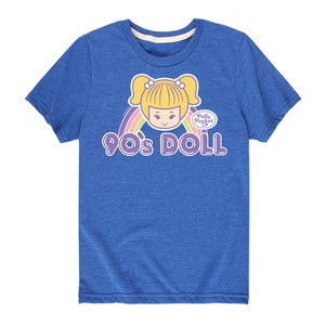 Boys' - Polly Pocket - 90s Doll Short Sleeve Graphic T-Shirt - 1 of 3