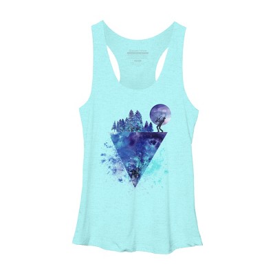 Women's Design By Humans Play Music On The Edge By Maryedenoa Racerback Tank Top