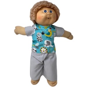 Doll Clothes Superstore Handmade Safari Scrubs Fit 14 - 15 Inch Cabbage Patch Kid Dolls - 1 of 4