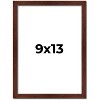 PosterPalooza | Photo Size Classic Modern Brown Frame - UV Acrylic, Foam Board Backing, Hanging Hardware - 2 of 4