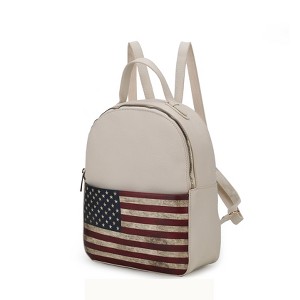 MKF Collection Briella Vegan Leather Women’s FLAG Backpack by Mia K - 1 of 4