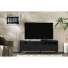 South Shore Musano TV Stand for TVs up to 60" with Doors and Drawer Black Oak: Laminated Particle Board, Storage Console - 2 of 4