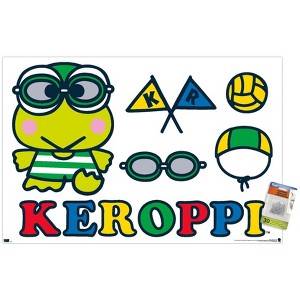 Trends International Hello Kitty and Friends: 21 Sports - Keroppi Water Polo Unframed Wall Poster Prints - 1 of 4