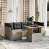 vidaXL Garden Sofa Set Grey - 2 of 4