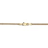 Black Bow Jewelry 1.4mm, 14k Yellow Gold Diamond Cut Solid Spiga Chain Necklace - 4 of 4