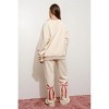 Women's Happily Yours Bow Sweatshirt - Pretty Garbage - 2 of 3
