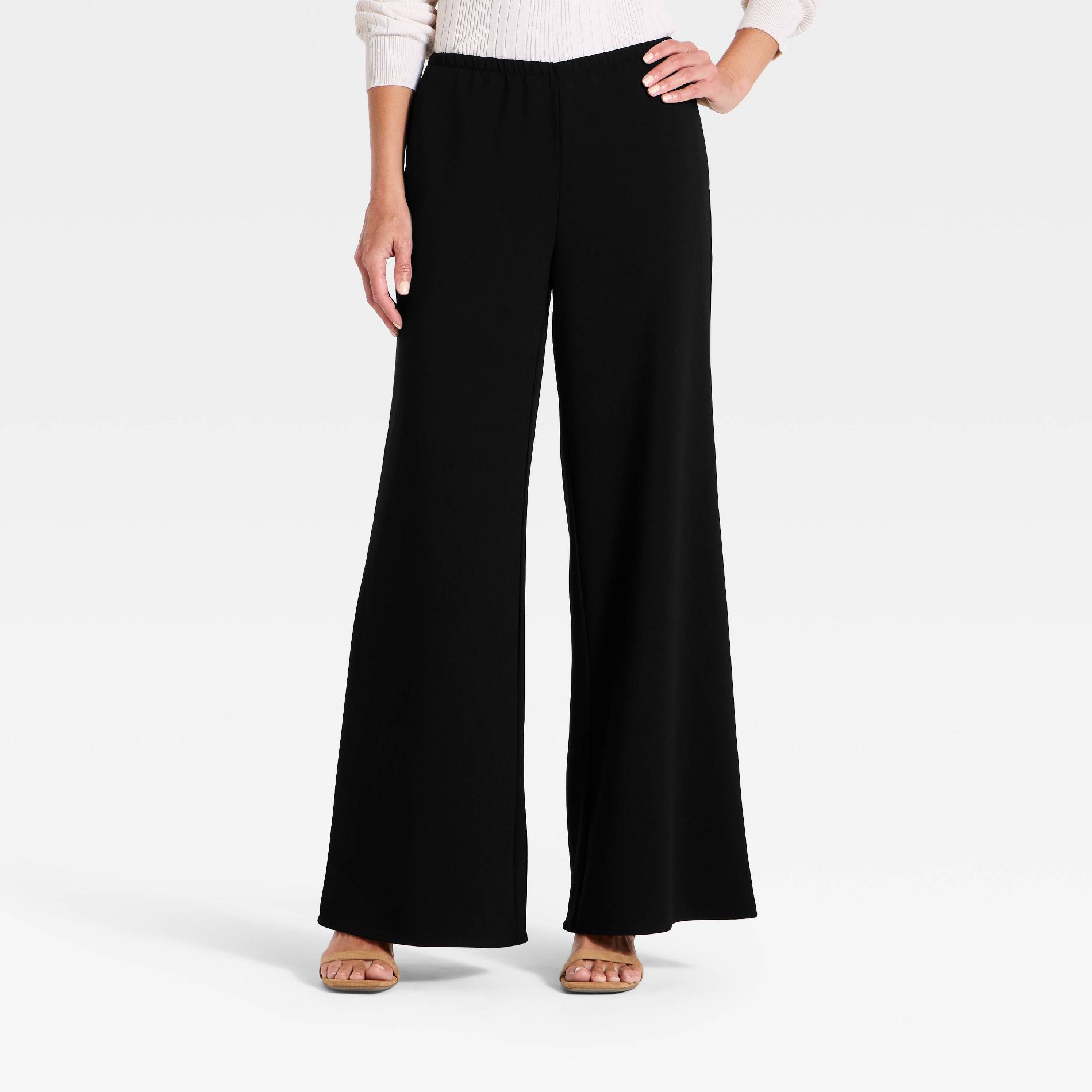 Women's Modern Wide Leg Pull-On Pants - A New Day™