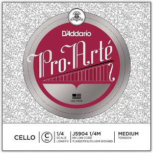 D'Addario Pro-Arte Series Cello C String 1/4 Size - 1 of 2