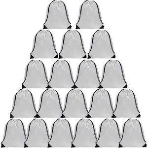 Waterproof Drawstring Backpack Bulk, Nylon Cinch Bags in 10 Colors for School, Gym, Sports - 1 of 4