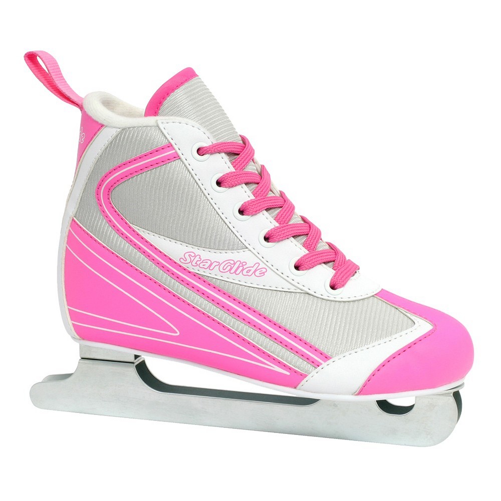 UPC 049288000111 product image for Girl's Lake Placid StarGlide Double Runner Ice Skate - Pink/ White | upcitemdb.com