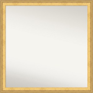 Amanti Art Owen Gold Non-Beveled Wood Framed Bathroom Vanity Wall Mirror - 1 of 4