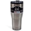 Silver Buffalo Metallic Gray Stainless Steel Tumbler With Flip Lid | Holds 30 Ounces - 4 of 4