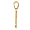 Black Bow Jewelry 14k Yellow Gold, Mimi Collection, Small Script Initial N Pendant - 2 of 4