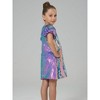 2Bunnies Girls Mystic Mermaid Sequin Puff Sleeve Dress - 2 of 4