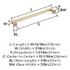 Amerock Lintel Pull for Cabinets, Drawers, and Furniture - 4 of 4