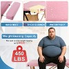 FDW Portable 84 Inches Long 28 Inchs Wide Hight Adjustable Table 2 Folding Massage Spa Facial Cradle Salon Bed W/Carry Case - 3 of 4