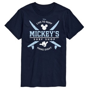 Men's - Disney - Mickey's Surf Shop Short Sleeve Graphic T-Shirt - 1 of 4