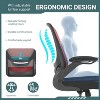 BestMassage Home Office Chair Mesh Back Chair Computer Chair with Adjustable Height Swivel Function and Flip-Up Arms - 3 of 4