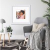 Courtside Market Classic Hues Portrait Frame Collection White 9"x9" 1-5x5 Opening - 2 of 2