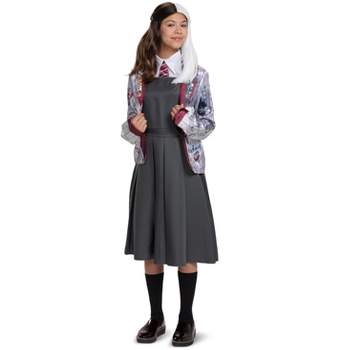 Harry Potter Slytherin Costume Dress Cosplay Plaid Skirt For Women Juniors  (2X) Green