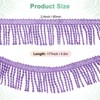 Unique Bargains Polyester Boho Durable Multipurpose Curtain Fringe Trim 2.4 Inch 1 Pc - 3 of 4