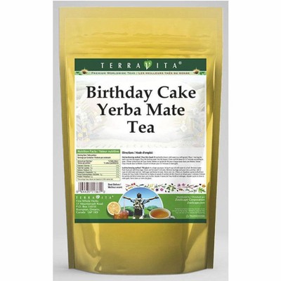 TerraVita Birthday Cake Yerba Mate Tea (50 tea bags, ZIN: 560535, 1-Pack)