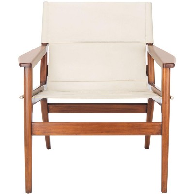 Culkin Leather Sling Chair - SFV9014 - Safavieh Couture