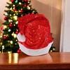 Unique Bargains Christmas Hat Thin Single-layer Star Polyester Red 11.02"x15.35" 1 Pc - 2 of 4