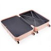 BEAFUP Set of 3 Luggage ABS,Hardshell Hardside Lightweight Durable Suitcase sets,Spinner Wheels Suitcase with TSA Lock 20''24''28'' - 4 of 4