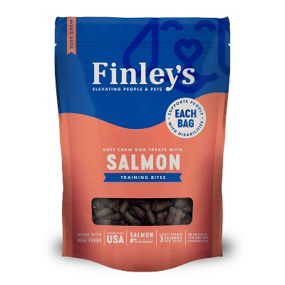 Finley's All Natural Salmon Soft Training Bite Dog Treats - 16oz