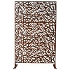 CAVINAS Patio Privacy Screen Modern Metal Fence Panels with Mesh Pattern for Outdoor Decor, 76" H×48" W - 3 of 4