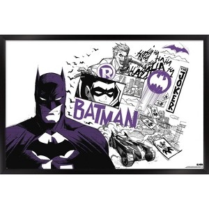 Trends International DC Comics Batman: Gotham Inked - Group Framed Wall Poster Prints - 1 of 4