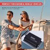 Pyle 4-Channel Waterproof Marine Audio Amplifier - 600 Watts MAX, Weather-Resistant, Compact, Aluminum Heat Sink - 4 of 4