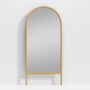 PexFix Ladder-Style Arched Solid Wood Framed Mirror - 1 of 4