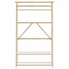 vidaXL Coat Rack with Shelves 110 x 40 x 180 cm in Bamboo, Coat Rack with Shelf, Coat Rack with Shelf, Coat Rack with Shelf - 4 of 4