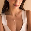 Dainty Y-Shape Lariat Body Chain: 14K Gold Plated Non-Tarnish Layered Necklace & Choker Set for Women - 2 of 4