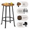 Yaheetech 3-Piece Industrial Dining Table Set with Metal Legs - 4 of 4