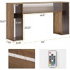 Tribesigns 63-Inch Long Console Table with LED Lights - 3 of 4