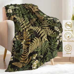 Nutcracker Christmas Decorative Throw Blanket,Ballet Fairy Mouse King Tree Print Decoration,Flannel Winter Pink Blankets. - 1 of 4