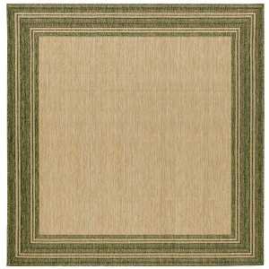 Liora Manne Carmel  Indoor/Outdoor Rug  Green.. - 1 of 4