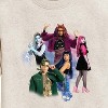 Girls' - Monster High - Character Group Graphic Long Sleeve Fleece Sweatshirt - 2 of 4