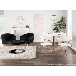 Tania Contemporary Upholstered Accent Chair - LumiSource - 1 of 4