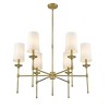 Z-Lite Emily 6 - Light Chandelier in  Rubbed Brass - 2 of 4
