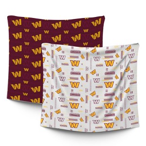 NFL Washington Commanders Home & Away Baby Blanket - 2pk - 1 of 1
