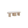 Meridian Furniture,Wilshire Boucle Fabric Bench - 3 of 4