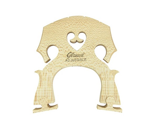 Glaesel Self-Adjusting 1/2 Cello Bridge Low