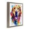 Stupell Industries Happy Dog Paint Drip, 18" x 18" - 3 of 4